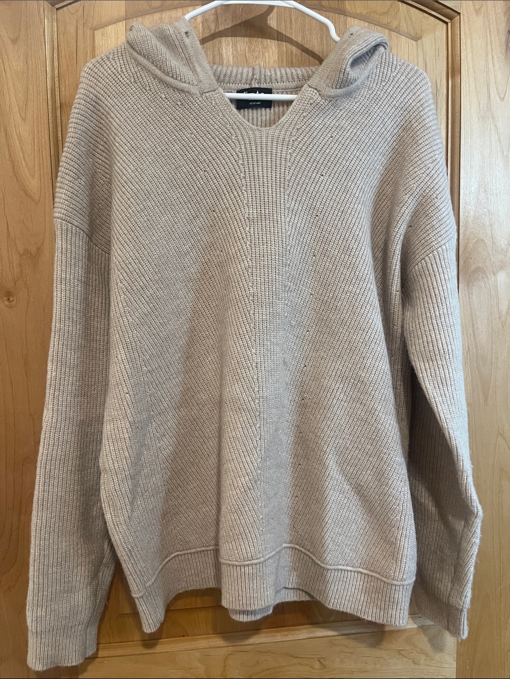 Fate Crewneck Hooded Sweater - Beige